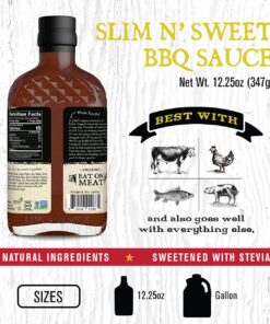 Alternative view of Rufus Teague Sugar Free Premium BBQ Sauce Slim N' Sweet, 12.25 oz. Bottles, 2 Pack 13 Ounce (Pack of 2)