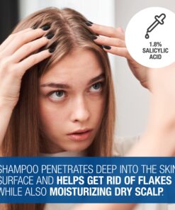 Neutrogena Scalp Therapy Anti-Dandruff Shampoo Daily Control, 1.8% salicylic acid, with fragrance of warm vanilla & toasted coconut notes, 12 fl oz 28 8157OjdDfL