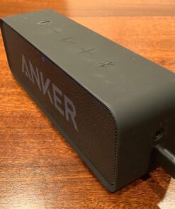 Upgraded, Anker Soundcore Bluetooth Speaker with IPX5 Waterproof, Stereo Sound, 24H Playtime, Portable Wireless Speaker for iPhone, Samsung and More Black 36 81587k5uuL