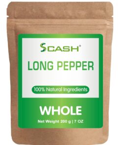 Scash 7 Ounce Long Pepper Whole Piper Longum Black Peppercorns Pippali Whole Piper Indian Pure Longum Natural Poivre Wholes Dried Qualit 5 8158NmOYldL