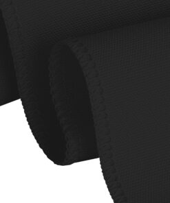 Alternative view of LinenTablecloth 8 ft. Fitted Polyester Tablecloth Black