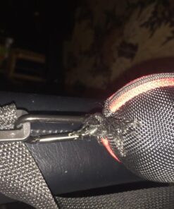 Ballsak Sport - Red/Black - Clip-on Cue Ball Case, Cue Ball Bag for Attaching Cue Balls, Pool Balls, Billiard Balls, Training Balls to Your Cue Stick Bag Extra Strong Strap Design!** 18 8159PaRgF5L