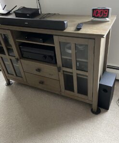 RIOWOIS Sound Bar, Sound Bars for TV, Soundbar, Surround Sound System Home Theater Audio with Wireless Bluetooth 5.0 for PC Gaming, AUX/Opt/Coax Connection, Remote Control Wall Mountable with Subwoofer 16 815BTmmkPSL