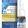 Mommy's Bliss Baby Probiotic Drops + Vitamin D, Supports Digestive Health and Immunity, 400IU Vitamin D for Healthy Bone Development, Newborns +, Flavorless, 0.34 Fl Oz (30 Servings) 18 815Bpia46L
