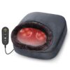 COMFIER Shiatsu Foot Massager with Heat- Kneading Back Massager with Heating Pad, Heated Foot Warmer, Electric Feet Massager Machine for Plantar Fasciitis,Neuropathy,Foot Stress Relief Gray