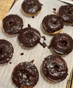 Wilton Non-Stick 6-Cavity Donut Baking Pans, 2-Count Gray Donut Pans 46 815ChqS5EIL