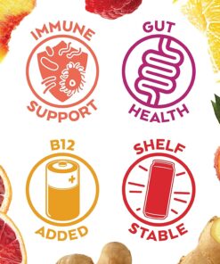 Humm Probiotic Kombucha Zero Sugar Variety Pack - No Refrigeration Needed, Keto Friendly, Organic, Vegan, Gluten Free - 12oz Cans (16 Pack) 13 815EJUcZnXL