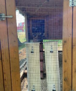 Royal Rooster Chicken Feeder and Chicken Waterer Set - 7 lb Poultry Chicken Feeder with Rain Cover and 1 Gallon Waterer System - Chicken Coop Accessories: Valve-Cup Waterer and Gravity-Feed Feeder Set 1-Cup Waterer 23 815FsukW99L