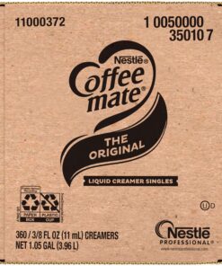 Nestle Coffee mate Coffee Creamer, Original, Liquid Creamer Singles, Non Dairy, No Refrigeration, Box of 360 37 815IHswjhvL