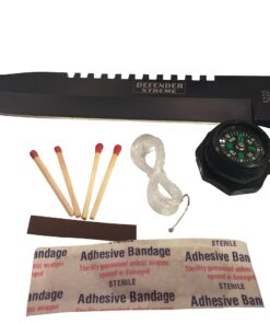 USA Defenders Military Survival Knife Bundle with Fire Starter & Compass 15 815JoLAaiTL
