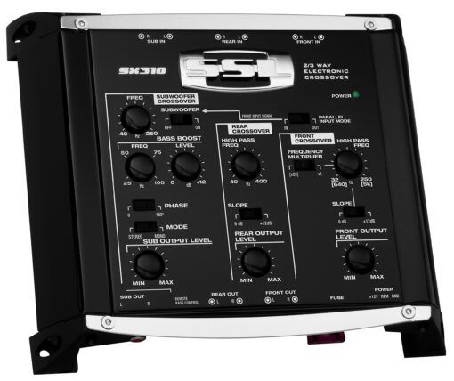 Sound Storm Laboratories SX310 Car Audio Electronic Crossover - 2/3 Way Pre-amp, with Remote Subwoofer Level Control, Use with Amplifier Stereo Equalizer, Line Output Converter 2/3 Way Crossover