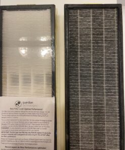 Germ Guardian Air Purifier for Home, Large Rooms, H13 HEPA Filter, Removes Dust, Allergens, Smoke, Pollen, Odors, Mold, UV-C Light Helps Reduce Germs, 28 Inch, Black, AC5350B 1 Pack Black Onyx 45 815K J66JnL