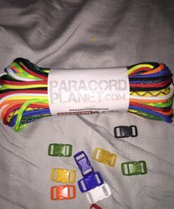 Paracord Planet 550lb Type III Paracord Combo Crafting Kits with Buckles Rainbow 13 815K0hpVHL