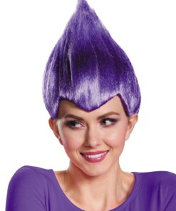 Disguise - dark blue Troll Adult Wig Purple
