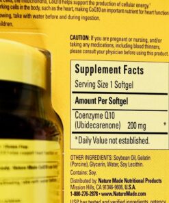 Nature Made Coq10 200 Mg, Naturally Orange, Value Size,140 Count Softgels 140 Count (Pack of 1) 3 815L2Dl1NXL