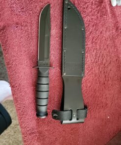Ka-Bar Short Straight Edge Black 38 815LUZMBNNL