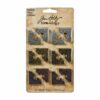 Tim Holtz Metal Corners, 12 per pack, 1 Inch, Antique Finishes, TH92789 25 815MPWAYRyL