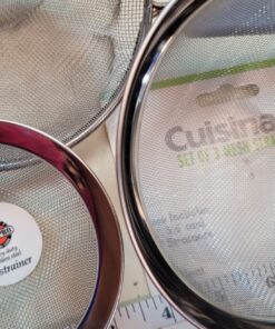Cuisinart Mesh Strainers, 3 Pack Set, CTG-00-3MS Silver 43 815MrSOzU3L