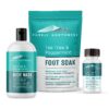 3 in 1 Professional Foot Spa Kit-with Tea Tree Foot & Body Soak-Tea Tree Body Wash & Nail Blend-Soothes Dry, Burning & Itchy Skin-Refreshes Unwanted Foot Odor-Restores Unhealthy Nails-Purely Northwest Tea Tree Oil 3 Piece Set