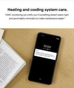 Google Nest Thermostat - Smart Thermostat for Home - Programmable Wifi Thermostat - Snow 44 815OCAMd1BL