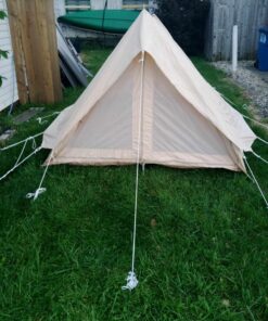 S'more Canvas Glamping Tent, 4 Season Family Camping Tent for 3/4/6 Person, Waterproof, Windproof, and Weather Resistant Tent for Family Glamping, Car Camping, Outdoor Party Cabin Tent(6.9ft x 8.5ft x 4.9ft) 46 815Ou RGt4L