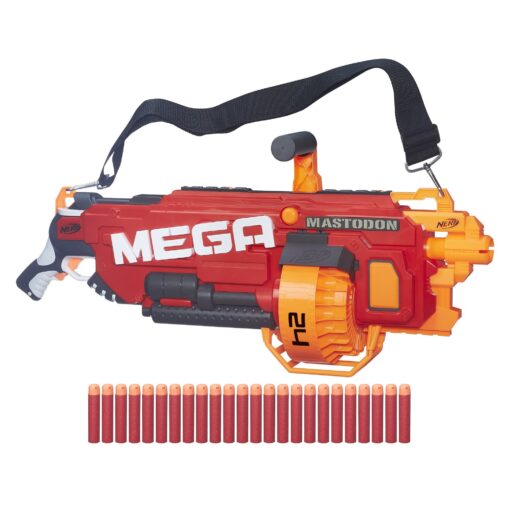 NERF N-Strike Mega Mastodon Blaster (Amazon Exclusive) Frustration-Free Packaging