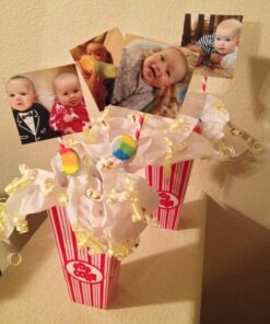 Kikkerland, Red and White Biodegradable Paper Straws, Striped, Box of 144 Red & White 29 815QLK3MCDL 1