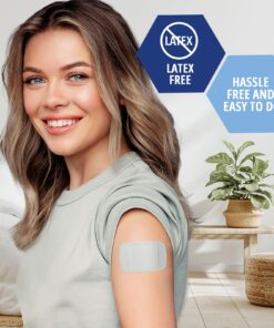 Alternative view of Med PRIDE 2 x 3.15 Inch Bordered Gauze-Island Dressing| 50 Pack-Individually Packed Pouches| Wound Dressing with Adhesive, Breathable Borders| Sterile & Highly Absorbent| Latex-Free 2'' x 3.15''