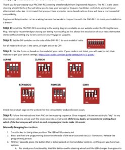 PAC SWI-RC Steering Wheel Control Interface Designed for All Major Radio Brands, Universal Interface SWI-RC1 Standard Packaging 22 815ROi2tnjL