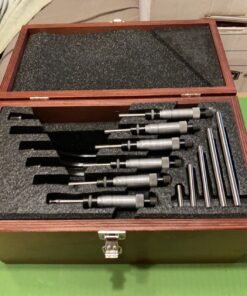 Alternative view of Starrett 956 Case for 0-6 Inch and 0-150mm Micrometer Set
