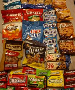 Chips, Cookies, Candy,Crackers Care Package Bulk Sampler by Variety Fun (Care Package 50 Count) 50 Piece Set 28 815SidYxUvL