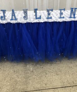 Craft And Party, Royal Blue Fabric Tulle Roll 54 Inch by 40 Yards (120 ft) Fabric Tulle Bolt for DIY Tutu Skirt, Wedding and Decoration (Royal Blue) 54" x 40 yards 39 815T rX9csL