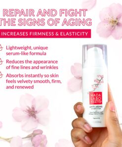 Hada Labo Tokyo Anti-Aging Hydrator 1.7 Fl. Oz - with Super Hyaluronic Acid, Collagen and Retinol Complex - lightweight anti aging serum helps increase firmness and elasticity, fragrance free 10 815U9JF87RL