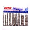 Breeze - 6210 ASSORTMENT Hose Clamp Display Assortment, Automotive Assortment, 1 assortment contains: 200 assorted Automotive Clamps, one 6200 Empty Rack