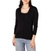 Amazon Essentials Women's Lightweight V-Neck Cardigan Sweater (Available in Plus Size) Large Black 15 815VbM34zOL