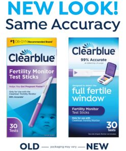 Clearblue Fertility Monitor Test Sticks, 30 count 30 Fertility Tests 14 815WcU64hL