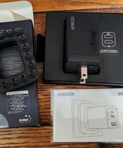 Anker USB C Charger, Anker GaNPrime 65W, 3-Port Fast Compact Foldable Wall Charger for MacBook Pro/Air, iPad Pro, Galaxy S22/S21, HP Spectre, Note 20/10+, iPhone 14/Pro, Pixel, and More Phantom Black 73 815WiqcQyTL