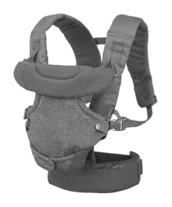Infantino Flip Advanced 4-in-1 Carrier - Ergonomic, convertible, face-in and face-out front and back carry for newborns and older babies 8-32 lbs Grey 29 815XfblEDvL