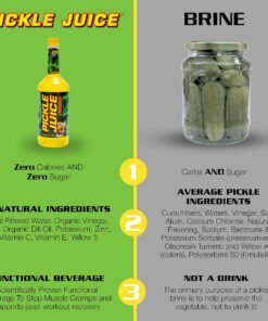 Pickle Juice Chaser 1 Liter Bottles - Pickle Juice for Pickle Backs - Pickle Juice for Hangover Relief - Muscle Cramp Relief - 6 Pack Juice Chaser, 1 Liter Bottles, Muscle Cramp Relief, 6 Pack 11 815YUybqz7L