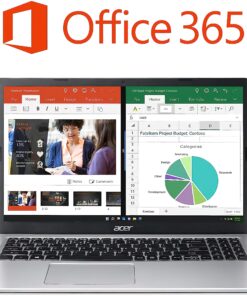 acer 2023 Newest Aspire 1 Slim Laptop, 15.6" FHD Laptop, Intel Celeron N4500 Processor, 12GB RAM, 128GB eMMC, 1-Year Microsoft 365 Personal Subscription,Student, Windows 11 Home S 12GB RAM | 128GB eMMC 11 815YooUG L