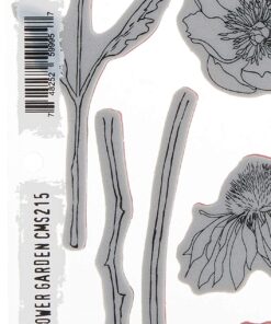 Alternative view of Stampers Anonymous Tim Holtz Cling Rubber Flower Garden Stamp Set, 7 x 8.5" - CMS-215