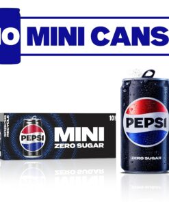 Alternative view of Pepsi Zero Sugar Soda, 7.5 Ounce Mini Cans, (10 Pack) (Packaging May Vary)