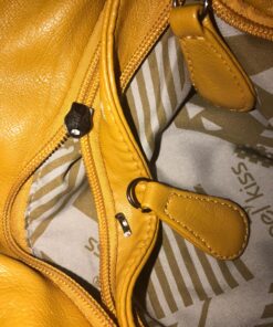 Purses and Handbags Women Tote Shoulder Top Handle Satchel Hobo Bags Fashion Washed Leather Purse 1-d.yellow 21 815bcEVge1L