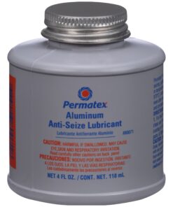 Permatex 80071 Anti-Seize Lubricant with Brush Top Bottle, 4 oz. Pack of 1 4 oz. Single
