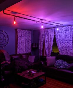 Vintage Pendant Light Kit Cord with Dimming Switch and Triple E26/E27 Industrial Light Socket Lamp Holder 25FT Twisted Black Cloth Bulb Cord Plug in Hanging Light Fixture 33 815f5SPNW4L