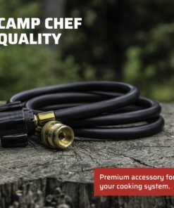 Camp Chef 5 Foot Bulk Tank Hose Adapter for use with disposable bottle regulators HRDSP Black 9 815fM2KLqjL