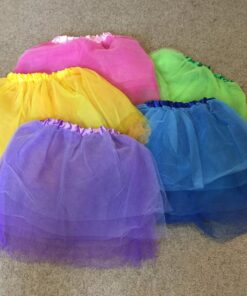 Kangaroo 5 Pcs Fairy Princess Tutu Ballet Layered Tulle Skirts for Girls I Perfect for Christmas Dance Costume Dress Up Birthday Party I Multicolor Skirt Set 27 815fa5phjRL