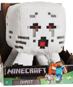 Alternative view of JINX Minecraft Ghast Plush Stuffed Toy, White, 13" Tall, with Display Box