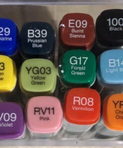 Copic Classic, Alcohol-based Markers, 12pc Set, Basic (Discontinued model: EAN 4511338002209) Alcohol Based marker 13 815gZ75F6L