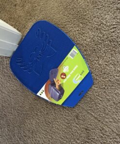 Van Ness Pets Trackless Cat Litter Mat Traps Litter from Box, Waterproof, White 15 815iTH Oy8L